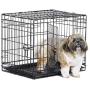 New World Folding Metal Dog Crate; Single Door & Double Door Dog Crates