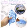 SNE Dog Lick Pad and Dog Grooming Brush Bundle, Dog Lick Mat and Bath Brush for Dogs and Puppies, Reusable and Washable Silicone Dog and Puppy Training Kit