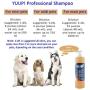 YUUP! Italy Home & Professional Shampoo for Long Hair Dogs and Cats - Dog Shampoo Restructuring & Strengthening Hair, Reinforcing The Coat from Root,Nourishing, Detangling & Glossing(17 oz/ 33.8 oz)