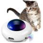 Interactive Cat Toy Pop and Play Toy with Rotating Feather,Smart Teasing Stick, Electric Cat Toy,USB Charging, 3 Speed Model,Auto Shut-Off, Random Moving Feather Robotic Cat Toy