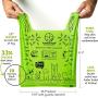 Compostable Dog Poop Bag, Cat Litter Box Clean-up, XL Sized Pet Waste Bags with Handles. Pooper Scooper & Swivel Bin Waste Bags Refill. Biodegradable Poop Bags for dogs. Extra-Large Grocery Bag Size