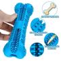 QYCL Nontoxic Silicone Dog Toothbrush Stick Bite-Resistant Dog Chew Toys for Pets Effective Dental Care Bone Tooth Cleaning