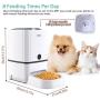 SEISSO Smart Pet Feeder with WiFi, Automatic Cat Feeder Large Capacity Dog Food Dispenser, WiFi Cellphone APP Program Feeding