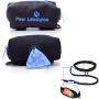 Paw Lifestyles Dog Poop Bag Holder + Matching Hands Free Dog Leash - Includes Free Roll of Dog Bags – Poop Bag Dispenser
