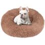 BABYLTRL Dog Bed Cat Bed Donut, Faux Fur Pet Bed Comfortable Cuddler Round, Ultra Soft Calming Dog Bed for Small Medium Large Dogs