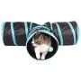 Toonol Foldable 3 Holes Pet Cat Tunnel Toys Indoor Outdoor Pet Cats Training Toy Kitten Rabbit Funny Play Tunnel House Toys Toonol Foldable 3 Holes Pet Cat Tunnel Toys Indoor Outdoor Pet Cats Training Toy Kitten Rabbit Funny Play Tunnel House Toys