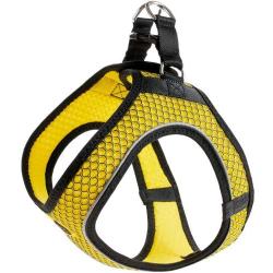 HUNTER Hilo Comfort BVB Dog Harness with 3D Mesh Material, Reflective, S, Yellow