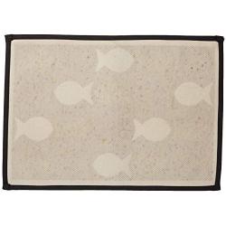 PetRageous Kool Fishies Tapestry Mat Feeder, 13 x 19/Small
