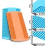 SKYPIA 4 Packs Combs Double Sided Pet Combs Grooming Flea Tick Lice Dandruff Removal Fine Tooth Hair Combs for Cats Dogs Puppy