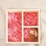 Hamster Pine Wood Chamber Hideout, Multi-Chamber Hamster House Maze - Small Pets House Habitats Decor for Hamster Mice Gerbils Mouse