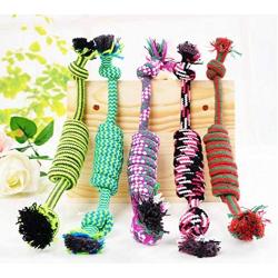 XPSM Dog Toys for Large Bite Resist Interactive Cotton Bone Rope Puppy Small Dog Toy Chew Knot Teeth Cleaning Rope Toy