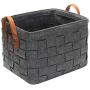 Medium Felt Dog Toy Box, Dog Toy Chest, Dog Storage Basket - Perfect for organizing pet Toys, Blankets, leashes, Coat and Dry Dog Treats - Grey Medium Felt Dog Toy Box, Dog Toy Chest, Dog Storage Basket - Perfect for organizing pet Toys, Blankets, leashes, Coat and Dry Dog Treats - Grey