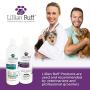 Lillian Ruff Brightening & Whitening Shampoo For Dogs – Safe for Cats - Tear Free Coconut Scent With Aloe For Normal, Dry & Sensitive Skin – Adds Shine & Luster to All Color Coats (Brightening & Oatmeal Conditioner Set)