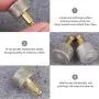 VILLCASE 10pcs/Pack Nail Grinder Replacement-Dog Nail Grinder Replacement Tips-Professional Spare Grinding Head for Dog Electric Claw Nail Grooming Tool (Golden)