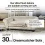 Enchanted Home Pet Dreamcatcher Dog Sofa, 32.5 by 21 by 12-Inch, Caramel
