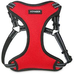 Voyager Step-In Flex Dog Harness - All Weather Mesh, Step In Adjustable Harness for Small and Medium Dogs by Best Pet Supplies