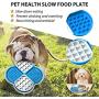 Wekin Slow Feeder Dog Bowl & Dog Lick Mat Perfect for Dog Food, Healthy Dog Treats, Anti-Gulping & Anti-Slip Pet Slow Feeder, Helps Prevents Obesity Improves Digestion