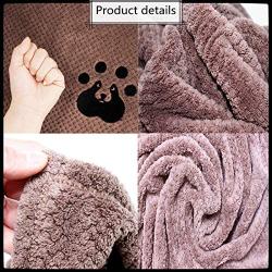 NLUJGYAV Dog Towel Super Absorbent Large Microfiber Fast Dry Plush Soft Towels for Large Medium Small Dogs and Cats Pet Swimming Beach Travel Shower Bath Towel Machine Washable