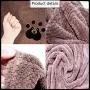 NLUJGYAV Dog Towel Super Absorbent Large Microfiber Fast Dry Plush Soft Towels for Large Medium Small Dogs and Cats Pet Swimming Beach Travel Shower Bath Towel Machine Washable NLUJGYAV Dog Towel Super Absorbent Large Microfiber Fast Dry Plush Soft Towels for Large Medium Small Dogs and Cats Pet Swimming Beach Travel Shower Bath Towel Machine Washable