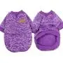 Idepet Pet Dog Classic Knitwear Sweater Fleece Coat Soft Thickening Warm Pup Dogs Shirt Winter Pet Dog Cat Clothes Puppy Customes Clothing for Small Dogs(Read The Size Chart First)