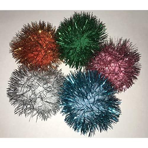 Barker Brands Inc. Ultra Jumbo Sparkle Ball Cat Toy 5 Pack
