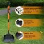 HITKYC Dog Pooper Scooper, Extra Large Long Handle Pooper Scooper for Large and Small Dogs, Easy to Use Poop Scooper with Metal Rake & Tray for Pets, Great for Grass, Lawns, Dirt, Gravel, 2PCS