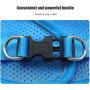 Dog Harness Blue no Pull,Reflective Breathable Adjustable Comfort,for Small Medium Large Dog,for Training Walking