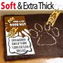 XL Extra Thick Micro Fiber Door Mat - Super Absorbent. Includes Water Proof Liner - Size 36'' X 26'' Exclusive by iPrimio - Brown Color