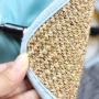 Houkiper Cat Scratching Pads Folded Sisal Carpet with Interesting Feather