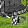 confote Indoor Outdoor Crate Pets, Collapsible Portable Cat Cage Kennel Large Portable Kennel Carrier and Playpen