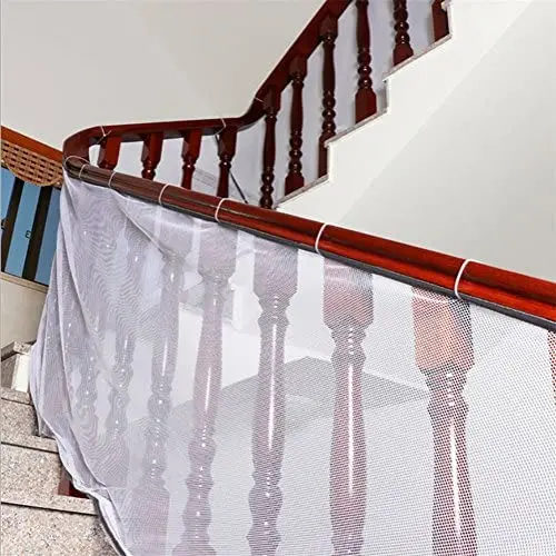 LOHUA Child Safety Net, Balcony, Patios and Railing Stairs Netting, Safe Rail Net for Kids/Pet/Toy, 9.8 Ft LOHUA Child Safety Net, Balcony, Patios and Railing Stairs Netting, Safe Rail Net for Kids/Pet/Toy, 9.8 Ft