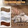 FLYSTAR Cat Bed Mat - Self Self Heating Warming Leopard Cute Cat Pad, Soft Flannel & Cotton, Support Machine Wash and Hand Wash, Comfortable Suitable for Small, Medium, Large Cats/Puppies FLYSTAR Cat Bed Mat - Self Self Heating Warming Leopard Cute Cat Pad, Soft Flannel & Cotton, Support Machine Wash and Hand Wash, Comfortable Suitable for Small, Medium, Large Cats/Puppies