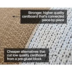 PetFusion Ultimate Cat Scratcher Lounge. [Superior Cardboard & Construction]. Beware cheaper copycats with unverified reviews
