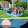 Pet Dog Swimming Pool Foldable Pet Swimming Pool Indoor & Outdoor Collapsible Bathtub for Dogs Cats & Kids (Large Size 120cm / 48inch)