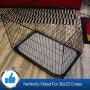 Highly Absorbent Reusable Washable Pet Training Pads with Waterproof Bottom (Pack of 3) Grey Fit Standard Cage (XL)