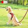 HUTTOBOY Dog Harness Large Dog Harness,Adjustable Soft Pet Strap, Breathable Saddle Dog Harnesses Style with Handle,Easy to Control, Suitable for Medium to Large Dogs.