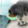 Crate Dog Bowl Stainless Steel Removable Food Bowl Feeder Pet Drink Water Dish Hanging on Cages for Puppy Cat Parrot Bird