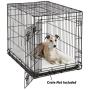 MidWest Bolster Pet Bed | Dog Beds Ideal for Metal Dog Crates | Machine Wash & Dry