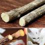 HOT! Cat Snacks Matatabi Chew Catnip Stick Teeth Molar Cleaning Brush Toy For Pet