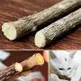 HOT! 25pcs Cat Cleaning Teeth Pure Natural Catnip Pet Cat Molar Toothpaste Stick Toy