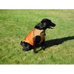 CUGA Vest Serious Protection for The Active Dog (MED, Orange/Coyote)