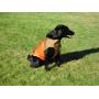 CUGA Vest Serious Protection for The Active Dog (MED, Orange/Coyote)