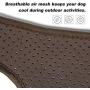 Tanpie Breathable Mesh Dog Harness with Leashes Soft Basic Plaid Padded Vest No Pull Harnesses for Small Medium Dogs