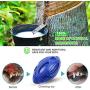 WLHOPE Dog for Rubber Football Toy Squeaky Dog Chew Ball Help Dogs Molar Clean Teeth and Stay Away from Loneliness Suitable for Small Medium Dogs (Dark Blue)
