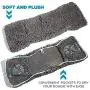 Furvoya Pet Chenille Bath Towel - Quick Drying & Super Absorbent Cloth for Dogs & Cats - Non-Dyed Grooming & Cleaning Dryer Accessories - Hand Pockets, Hanging Loop, Embroidered Paws Furvoya Pet Chenille Bath Towel - Quick Drying & Super Absorbent Cloth for Dogs & Cats - Non-Dyed Grooming & Cleaning Dryer Accessories - Hand Pockets, Hanging Loop, Embroidered Paws
