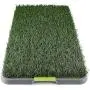 Dog Grass Pee Pad Potty - Artificial Grass Patch for Dogs - Pet Litter Box Training Pads Best for Puppy Indoor Turf - Fresh Fake Porch Lawn Toilet Mat Bathroom Tray - Doggie Trainer Balcony Patio Mats Dog Grass Pee Pad Potty - Artificial Grass Patch for Dogs - Pet Litter Box Training Pads Best for Puppy Indoor Turf - Fresh Fake Porch Lawn Toilet Mat Bathroom Tray - Doggie Trainer Balcony Patio Mats