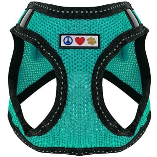 Pawtitas Pet Reflective Mesh Dog Harness, Step in or Vest Harness Dog Training Walking of Your Puppy/Dog - No More Pulling, Tugging, Choking Pawtitas Pet Reflective Mesh Dog Harness, Step in or Vest Harness Dog Training Walking of Your Puppy/Dog - No More Pulling, Tugging, Choking