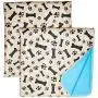 Washable Pee Pads for Dogs Whelping Reusable (2-Pack) Quilted Large 35 x 31 Extra Absorbent Layered Waterproof Mat Puppy Adult Senior Pets Pooch | Home Travel or Crate Training Whelping Dog Wee Wee L Washable Pee Pads for Dogs Whelping Reusable (2-Pack) Quilted Large 35 x 31 Extra Absorbent Layered Waterproof Mat Puppy Adult Senior Pets Pooch | Home Travel or Crate Training Whelping Dog Wee Wee L