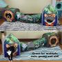 Kitty City Jungle Cat Cube Combo, Collapsible Cat Cube, Cat Bed, Tunnel, Cat Toys