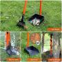 INTECAL Dog Pooper Scooper, Detachable Long Handle Poop Scooper with Metal Rake, Tray & Spade, Durable Easy Pick Up Pooper Scooper for Large Medium Small Dogs Pets, Great for Grass, Dirt, Gravel